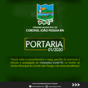 PORTARIA 01/2020 - CORONAVIRUS (COVID-19)